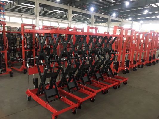 Manual Double Scissor Lift Table Cart 1760lbs 36 X 20" 48 X 24"