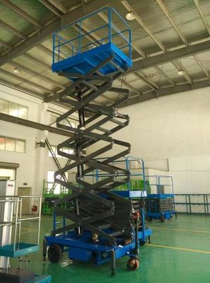 Building Upright Hydraulic Aerial Work Platform Lifter 125 Kg 450kg 10M Auxiliary Equipments