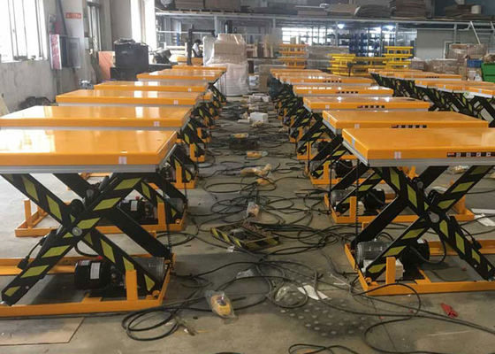 36x36 Turntable Top Electric Stationary Lift Table 1000kg 4 000lb Capacity For Warehouse
