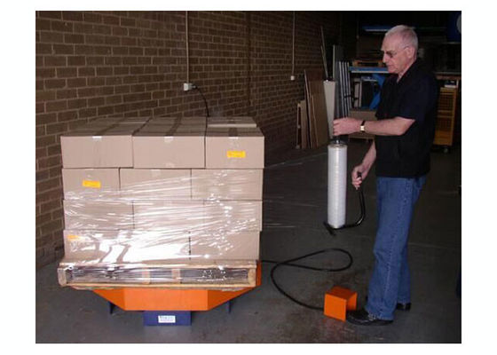 Pallet Semi-Automatic Stretch Wrap Machine With Scale Motorized 360 Degree 48" Diameter