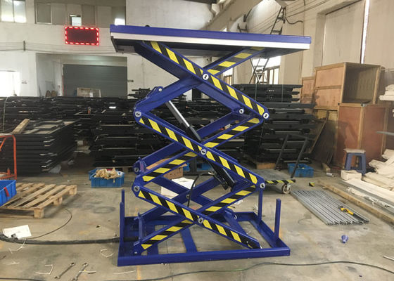 Triple Scissors Heavy Duty Hydraulic Lift Table 2 Ton 500 Lbs Height 3000mm
