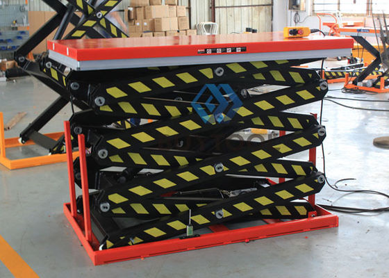 150 Kg 400kg Hydraulic Manual Scissor Lift Table Four Scissors Height 4000mm