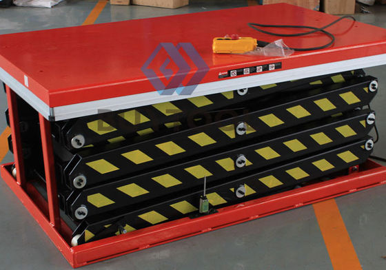 150 Kg 400kg Hydraulic Manual Scissor Lift Table Four Scissors Height 4000mm