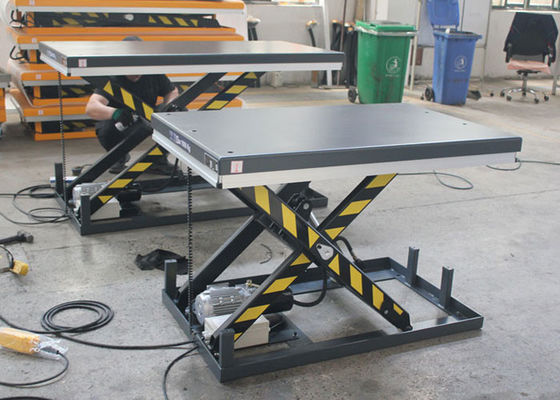 Industrial Small Electric Scissor Lift Table Industrial 1700x850mm Maximum Height 50"