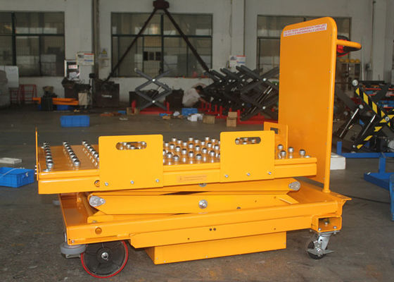 500kg 1102lbs Roller Lift Table Roller Ball Lift Table Mobile Scissor Lift Electric Trucks