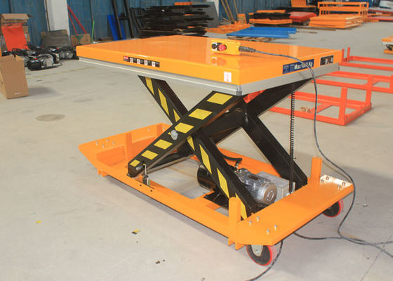 Portable Movable Scissor Lift Table Material Handling Lift Table For Pallets 50"X32"