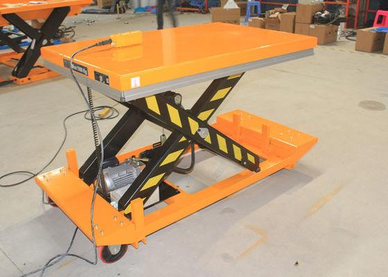Portable Movable Scissor Lift Table Material Handling Lift Table For Pallets 50"X32"