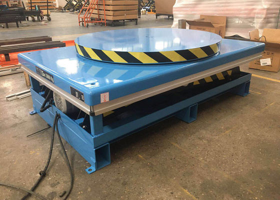 800kg Turntable Electric Lift Table Mobile Lifting Platform For Workshop Maximum Height 40"