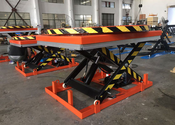 800kg Turntable Electric Lift Table Mobile Lifting Platform For Workshop Maximum Height 40"