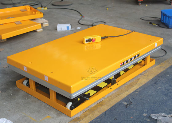 800 Kg  Electric Hydraulic Double Scissor Lift Table Cart Max Height 80"