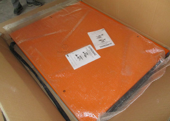 1000 Kg Unique Floor Mounted Scissor Lift Table Electric With External Cabinet 1.1kw