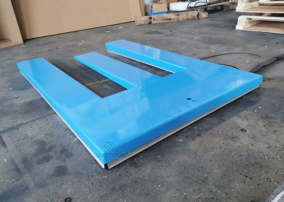 1500kg Low Profile Electric Pallet Lift Tables Material Handling Equipment E Shape 2.2kw