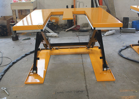 4500 Lb 5000 Lb 1t 1.5t 2t Capacity Electric Low Profile Lift Table Trolley Low Closed