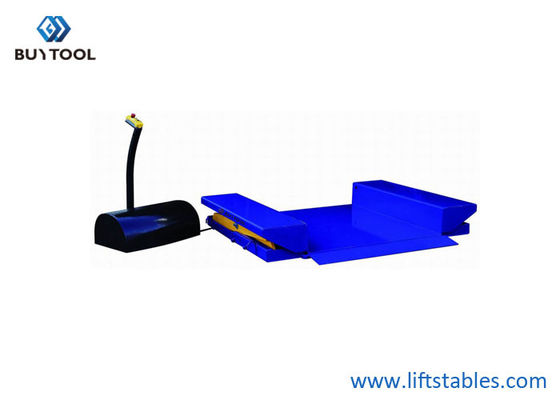 1.5t Low Profile Lift Table With Dock Leveler Scissor Hydraulic Pallet Lift Table