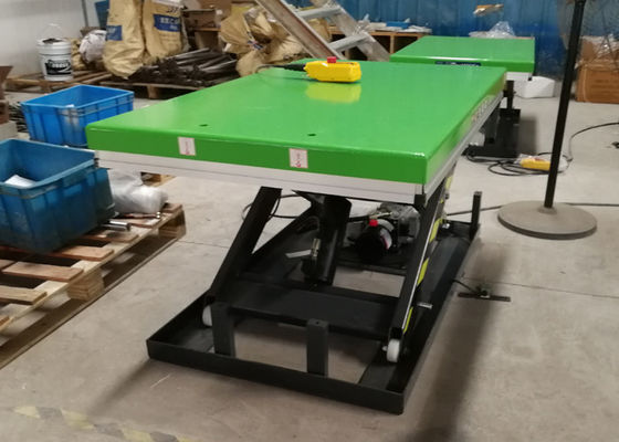 Small Electric Stationary Scissor Lift Platform Trolley Table 4ton 8800 Lbs 41" Max Lifting
