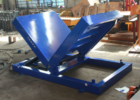 90 Degree Hydraulic Tilt Table Industrial 2 Ton 4400lbs Capacity Turn Over In Two Ways