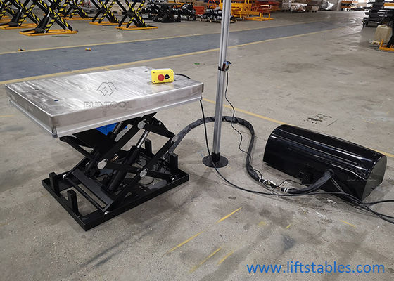 Portable  Electric Mini Scissor Lift Table 350kg 3000 Lb 2000 Lbs Light Weight