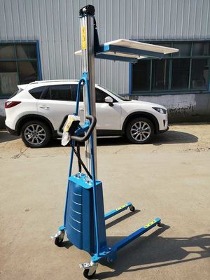 Battery Powered Electric Office Work Positioner Lift Truck 330 Lb 220 Lb Capacity  For Warehouse