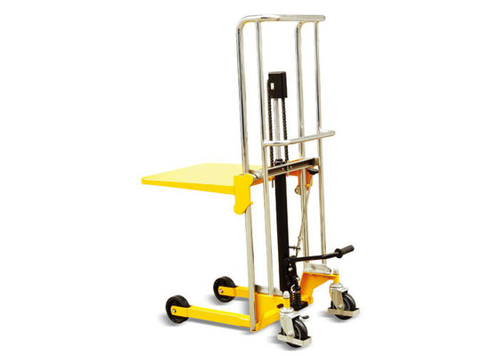 PJ4150 Hydraulic Manual Forklift Stacker 400kg 1000kg 1500kg Work Positioner Adjustable Fork Type