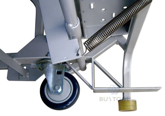 660lbs 7 Step Industrial Ladder With Platform Wheels Rolling Stock Picking Ladders For Warehouses
