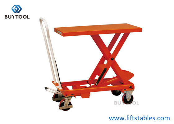 Electric Hydraulic Double Scissor Lift Table Cart 56" Lifting Manual Scissor Table