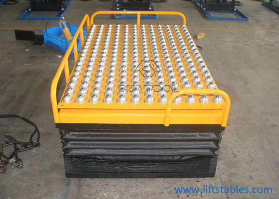 Rolling Ball Stationary Lift Table 300kg 350kg With Integrated Pop Up Ball Transfer Table