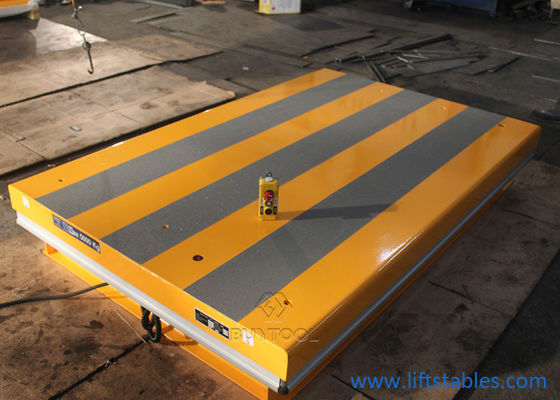 Portable Low Profile Electric Hydraulic Scissor Lift Table 800kg Wireless Remote Control Lifting