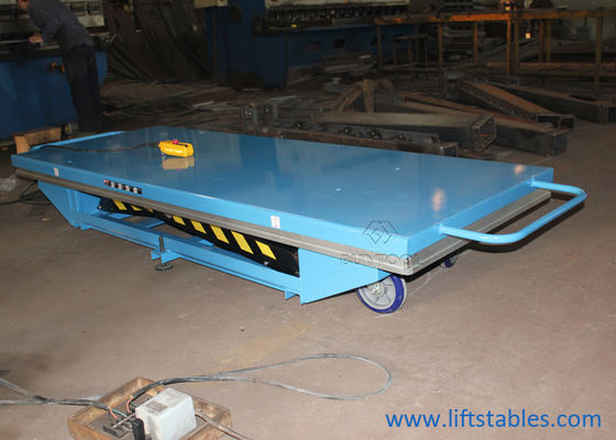 Hand-Crank Mobile Lift Tables Electric Switch Control 4400lbs 9.5" inch height