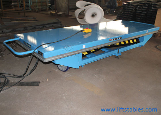 Hand-Crank Mobile Lift Tables Electric Switch Control 4400lbs 9.5" inch height