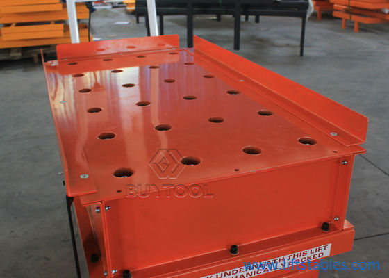 light duty manual mobile scissor lift table 1500mm Electric Ball Platform Transfer