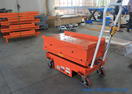 light duty manual mobile scissor lift table 1500mm Electric Ball Platform Transfer