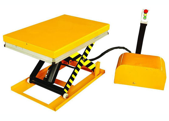 Hydraulic Bike Mini Lift Table Electric Scissor Platform With Separated Pump Station