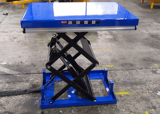 Hydraulic Bike Mini Lift Table Electric Scissor Platform With Separated Pump Station