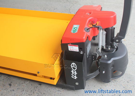 Full Electric Pallet Jack Stacker With Adjustable Forks 4000 Lb 1500kg 3000kg Rechargeable
