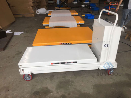 Hydraulic Mobile Electric Lift Table 750kg 1653lbs Capacity   916x610mm