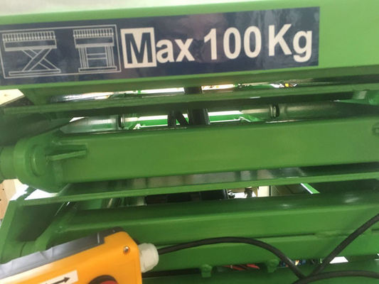 Small Portable Scissor Lift Table Cart Tilt Transport 100kg Mobile Platform Lift