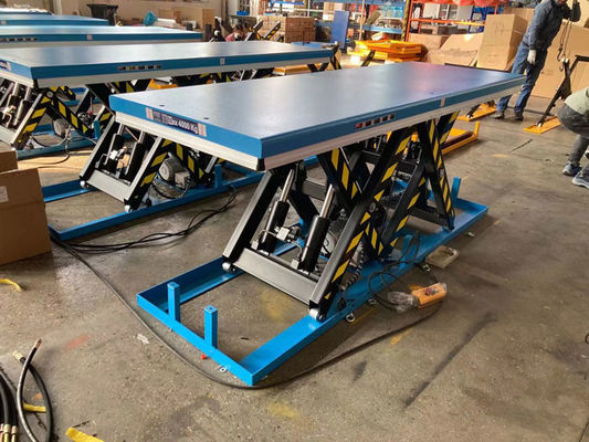 4t/8t Stationary Scissor Lift Table 1000mm Lifting Height For Heavy Material Handling