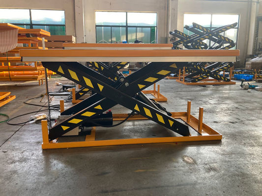 2.2KW 4T Heavy Duty Stationary Lift Table For Work Process Optimization