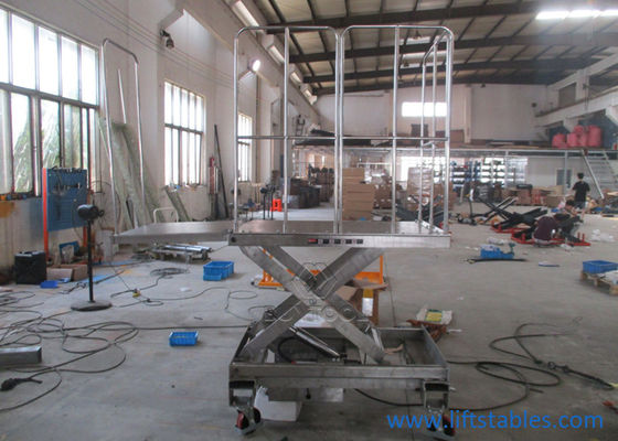 Hydraulic Electric Stationary Lift Table Stainless Steel Scissor Lifting Platform