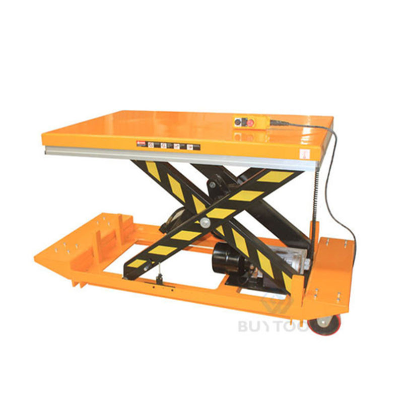 Portable Movable Scissor Lift Table Material Handling Lift Table For Pallets 50"X32"
