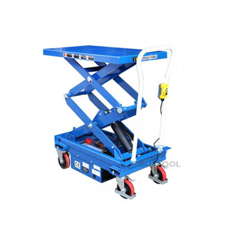 Vehicle Industrial Long Deck Mobile Scissor Lift Mobile Equipment 1100lbs 40"X20" Platform