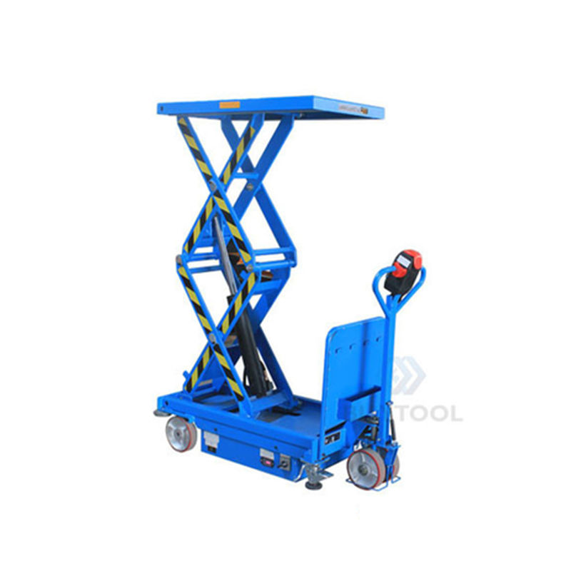 Mini Self Propelled Electric Scissor Lift Aerial Work Platform 2460lbs Maximum Height 70"