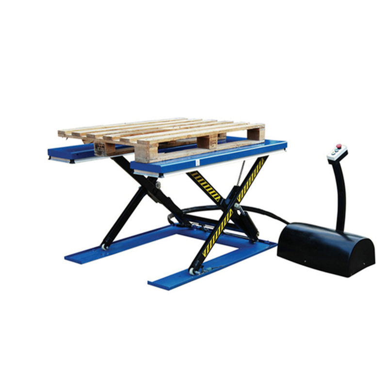 4500 Lb 5000 Lb 1t 1.5t 2t Capacity Electric Low Profile Lift Table Trolley Low Closed