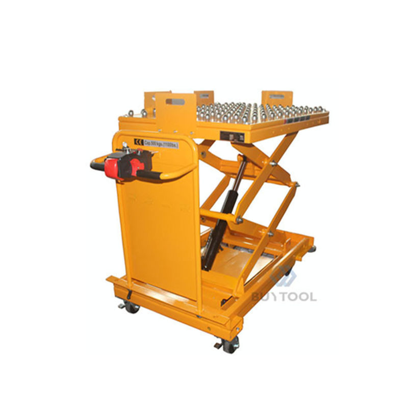 500kg 1102lbs Roller Lift Table Roller Ball Lift Table Mobile Scissor Lift Electric Trucks