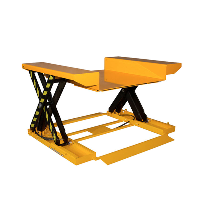 Low Profile Floor Level Lift Tables Zero Pallet Jack Scissor Lift 1270×1100mm