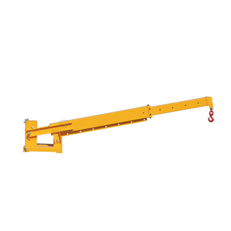 Telescopic Adjustable Hoist Forklift Attachment Jib Boom Crane 6000 Lb Lift Capacity Truss