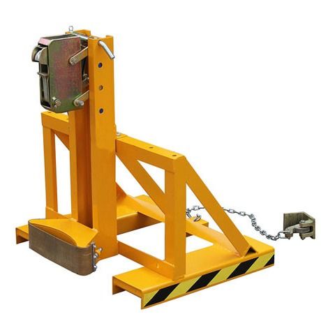 Universal Forklift Drum Carrier Forklift Drum Clamp Attachment Gator Grip Clamp 350kg 55 Gallon Barrel
