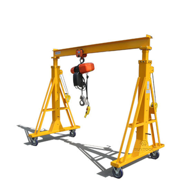 Portable Mini Type Mobile Gantry Crane For Workshops Warehouses