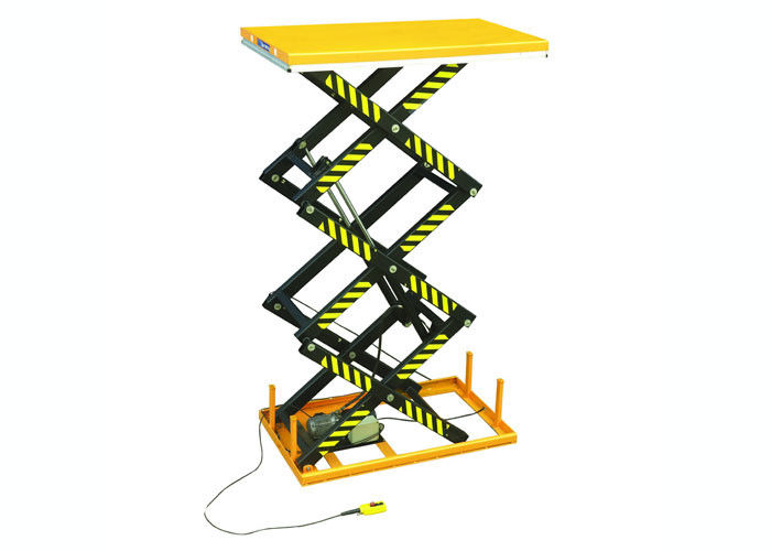 Triple Scissors Heavy Duty Hydraulic Lift Table 2 Ton 500 Lbs Height 3000mm