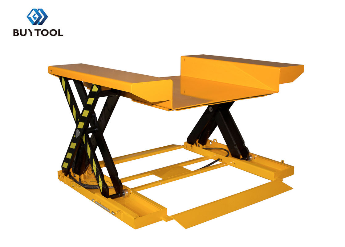 Low Profile Floor Level Lift Tables Zero Pallet Jack Scissor Lift 1270×1100mm